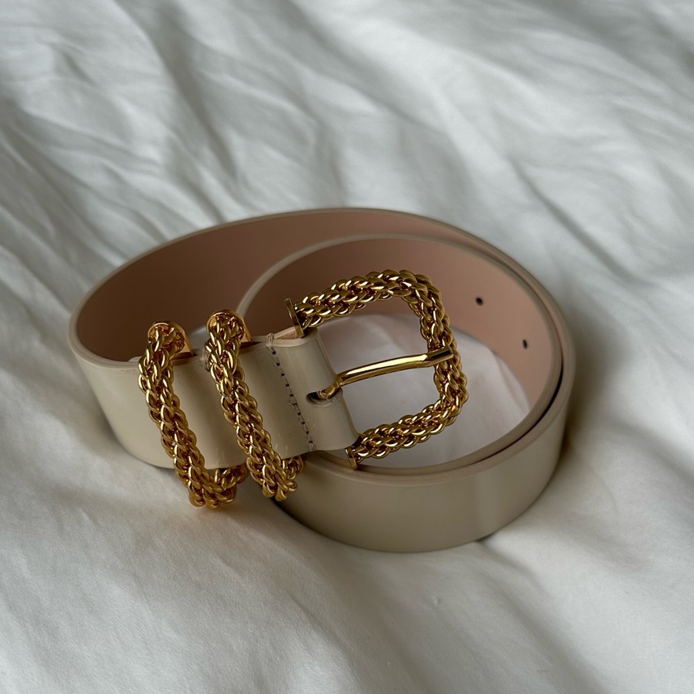 ByFar patent leather belt XS